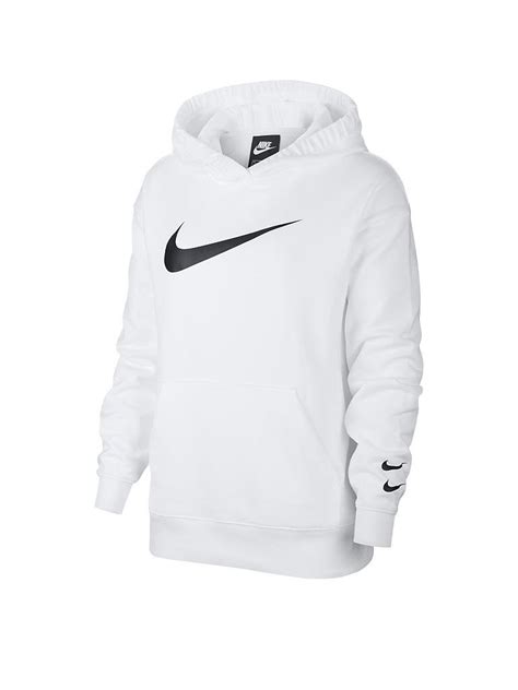 nike sweatshirt damen weiß|Weiß Hoodies & Sweatshirts .